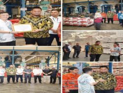 Pastikan Stok Pangan Terpenuhi, Sekda Banyuasin Tinjau PT. Buyung Putra Pangan