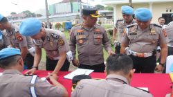 Kapolda Sumsel Gelar Inspeksi Senpi Personel di Mapolda