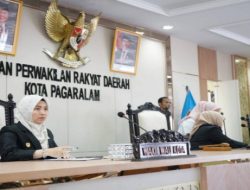 Wawako Hj. Bertha Hadiri Rapat Paripurna DPRD Kota Agar Alam, Penyampaian LKPJ Tahun Anggaran 2025
