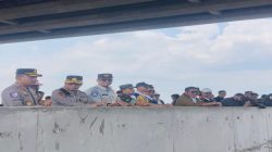 Kapolres OKI Dampingi Gubernur Sumsel, Kapolda dan Pangdam II Sriwijaya Cek Kesiapan Tol Kayuagung Jelang Arus Mudik