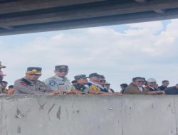 Kapolres OKI Dampingi Gubernur Sumsel, Kapolda dan Pangdam II Sriwijaya Cek Kesiapan Tol Kayuagung Jelang Arus Mudik