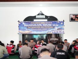 Peringatan Nuzulul Qur’an di Masjid Al Faruq Polres OKI: Momentum Memperkuat Iman dan Integritas Personel
