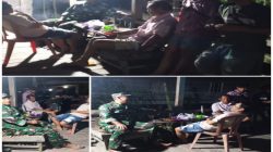 Pantau Situasi Jelang Lebaran, Babinsa Koramil 402-11/Tl Selapan Gelar Patroli Bersama Masyarakat