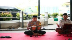 Kapolres OKI Pimpin Khataman Al-Qur’an Ramadhan di Masjid Al Faruq, Perkuat Iman Personel