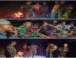 Babinsa 402-14/Air Sugihan, Intens Patroli di Malam Takbiran, Pastikan Keamanan Warga