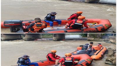 Gerak Cepat Polres OKI Bersama Basarnas Provinsi dan BPBD OKI Tangani Laka Air di Pedamaran