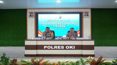 Pengawasan Terpadu Ops Ketupat Musi 2026 Dipusatkan di Polres OKI