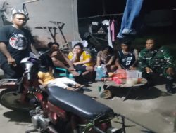 Berperan Aktif Babinsa SP Padang Dalam Melaksanaakan Patroli Malam, Wujudkan Lingkungan Aman Dan Tertib