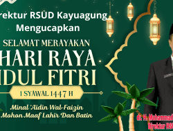 Direktur RSUD Kayuagung Mengucapkan Selamat Idul Fitri 1447 h Maaf lahir Batin
