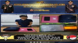 Satresnarkoba Polres OKI Ringkus Pengedar Sabu dalam Transaksi Langsung di SPBU Muara Baru