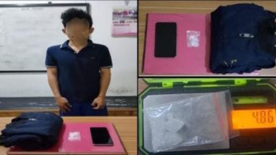 Polres OKI Ungkap Kasus Sabu, Pelaku Ditangkap Saat Transaksi di SPBU