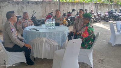 Polres OKI Amankan Ibadah Kamis Putih dan Jumat Agung, Kapolres Eko Rubiyanto Turun Langsung