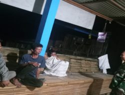 Perkuat Keamanan Desa, Babinsa Monitor Wilayah Dengan Patroli Siskamling Di Desa Ibul Dalam