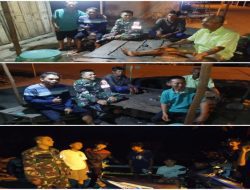 Desa Terate Dan Desa Terusan Menang Jadi Sasaran Patroli Siskamling Koramil 402-03/SP Padang