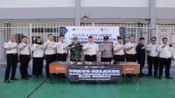 Lapas Tanjung Raja Gelar Razia Gabungan dan Tes Urine dalam Rangka Hari Bakti Pemasyarakatan ke-62