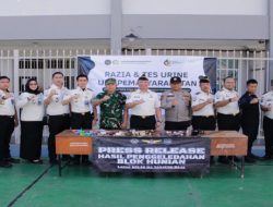 Lapas Tanjung Raja Gelar Razia Gabungan dan Tes Urine dalam Rangka Hari Bakti Pemasyarakatan ke-62