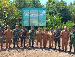 Pangdam II/Sriwijaya Tinjau Pembangunan Yonif TP 947/Pangeran Amin di Musi Rawas