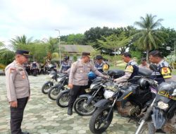 Cek Ranmor R2, Kapolres OKI Ingatkan Peran Bhabinkamtibmas