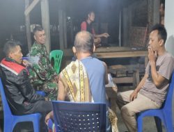 Sinergitas Babinsa Pemulutan Dan Tokoh Masyarakat Dorong Partisipasi Dalam Kegiatan Siskamling