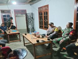 Keliling Patroli Siskamling Koramil 402-10/Kayuagung Ciptakan Lingkungan Aman dan Kondusif