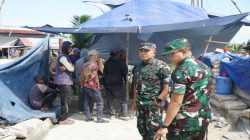 Hadapi Medan Sulit, Dandim 0402/OKI-OI dan Danrem 044/Gapo Tinjau Pembangunan Jembatan Gantung Koala Dua Belas