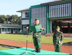 Dimaknai Sebagai Sebuah Implementasi Jiwa Nasionalisme, Kodim 0402/OKI-OI Gelar Upacara Bulanan