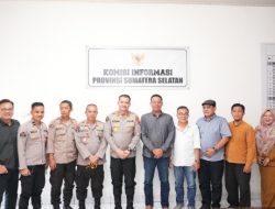 Perkuat Keterbukaan Informasi Publik, Polda Sumsel Sambangi Komisi Informasi Provinsi