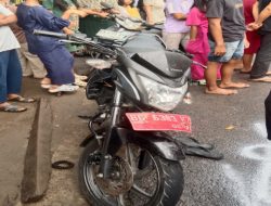 Satlantas Polres OKI Respons Cepat Olah TKP Laka Lantas di Desa Srigeni Lama