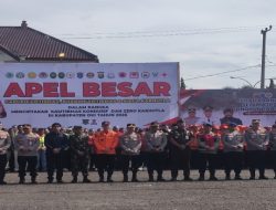 Kapolda Sumsel Pimpin Apel Besar Sabuk Kamtibmas di OKI, Target Zero Karhutla 2026