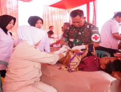 Melalui TMMD ke-128, Kodim 0402/OKI Hadirkan Pelayanan Kesehatan dan Bangkitkan UMKM Desa