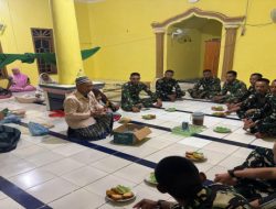 Satgas TMMD Kodim 0402/OKI Doa Bersama Masyarakat, Diharapkan Sinergi TNI- Rakyat Makin Kuat