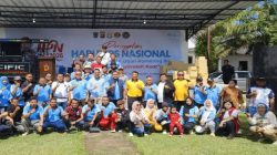 Peringatan HPN Di OKI, Sukses, Gelar Senam Sehat, Sunatan Masa Dan Donor Darah