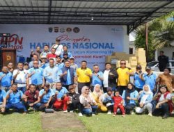 Peringatan HPN Di OKI, Sukses, Gelar Senam Sehat, Sunatan Masa Dan Donor Darah