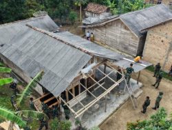 RTLH Salah Satu Prioritas, Satgas TMMD Kodim 0402/OKI. Agar Penghuni Rumah Nyaman