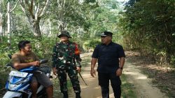 Pastikan Progres TMMD Pembukaan Jalan Berjalan Optimal, Dandim Dan Wakil Bupati OKI Tinjau Lokasi