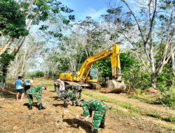 Progres Meningkat di Hari ke-8, Satgas TMMD Kodim 0402/OKI Kebut Pembukaan Jalan