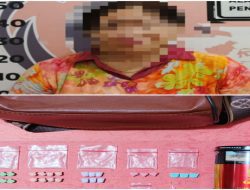 Komitmen Berantas Narkoba, Satresnarkoba Polres OKI Tangkap Pengedar di Desa Tulung Selapan Timur