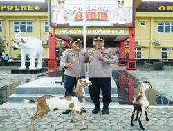 Polres OKI Gelar Apel Pelepasan AKP Afrizal, Kapolsek Kayuagung Purna Bakti Usai 35 Tahun Mengabdi