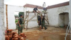 Genjot Pembangunan Musholla, Satgas TMMD Kodim 0402/OKI Tunjukkan Kepedulian
