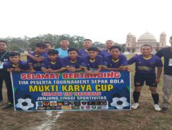 Sepak Bola Antar Desa Jadi Ajang Kebugaran Satgas TMMD Kodim 0402/OKI