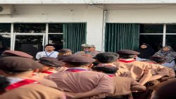 Satlantas Polres OKI Gelar Edukasi Keselamatan Lalu Lintas di SMP IT Bina Insani Kayuagung