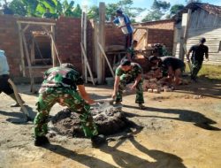 Dari Rumah Reot Menjadi Harapan Baru: Sentuhan TMMD Ke-128 Kodim 0402/OKI Hangatkan Hati Warga Pematang Sukatani