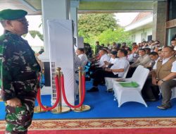 Kasdim 0402/OKI Bertindak Sebagai Perwira Apel Kesiapsiagaan Bencana Karhutla Nasional 2026 Di Griya Agung