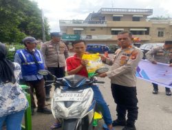 Tiga Ton Beras SPHP Habis Terjual dalam Gerakan Pangan Murah Polres OKI dan Bulog