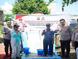 Kapolres OKI Resmikan Sumur Bor di Kayuagung, Bisa Airi Kebun Jagung Warga