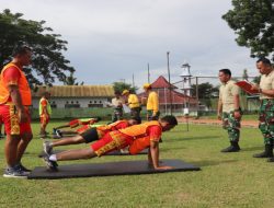 SEMANGAT PRAJURIT TERUS MENYALA, KODIM 0402/OKI GELAR GARJAS PERIODIK SEMESTER I