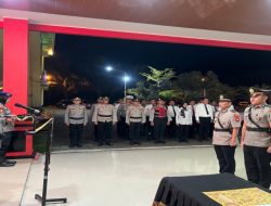 Polres OKI Gelar Serah Terima Jabatan Kasat Intelkam, Ini Pejabat Barunya