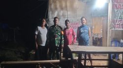 Patroli Malam Hari, Koramil 402-13/Sungai Menang Apresiasi Pelaksanaan Siskamling Warga