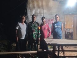 Patroli Malam Hari, Koramil 402-13/Sungai Menang Apresiasi Pelaksanaan Siskamling Warga