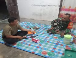 Babinsa Koramil 402-02/Pedamaran Gencarkan Patroli Siskamling, Wujudkan Desa Sumber Hidup Aman dan Siaga Bencana